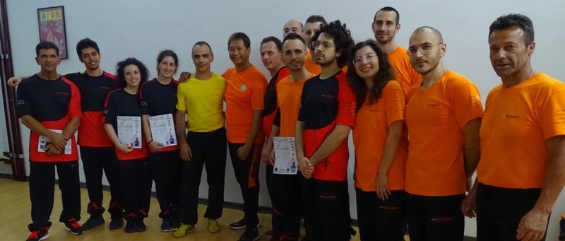 Kung Fu Academy di Sifu Mezzone Caserta Seminario di Weng Chun Tang Yik con GM Sunny So in Italia presso la scuola di arti marziali di wing chun e kung fu a Caserta (2)